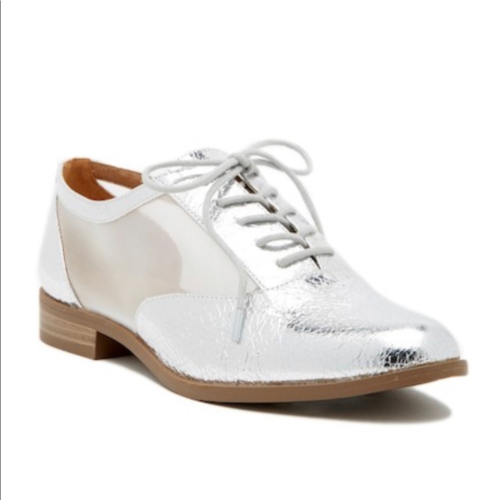 NWT Abound metallic oxford